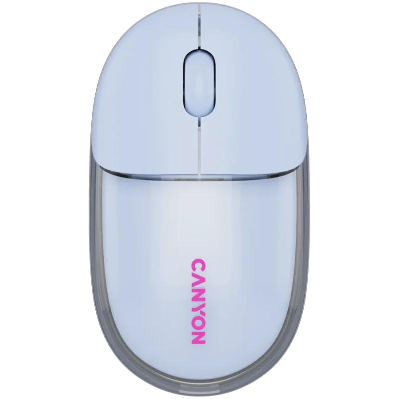 CANYON mouse OnClick 24 BT/ Wireless Transparent/Blue - 1