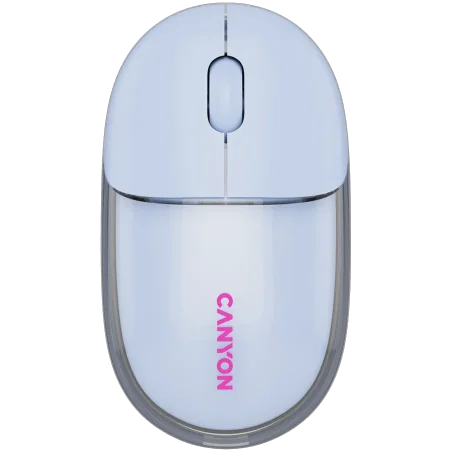 CANYON mouse OnClick 24 BT/ Wireless Transparent/Blue - 1