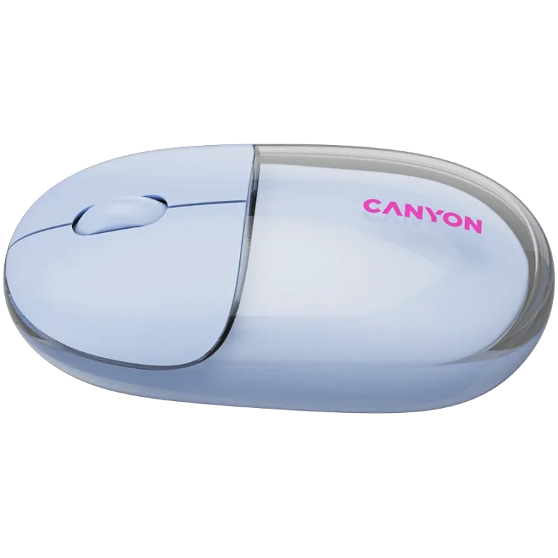 CANYON mouse OnClick 24 BT/ Wireless Transparent/Blue - 1