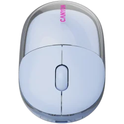 CANYON mouse OnClick 24 BT/ Wireless Transparent/Blue - 9