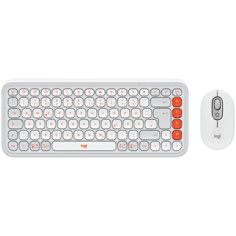 LOGITECH POP ICON COMBO - OFF WHITE - US INT'L - BT - INTNL-973 - 1