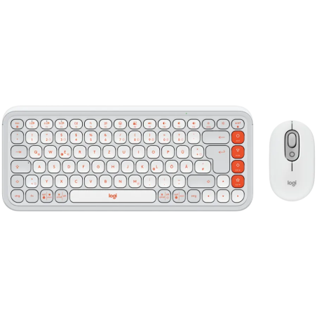 LOGITECH POP ICON COMBO - OFF WHITE - US INT'L - BT - INTNL-973 - 1