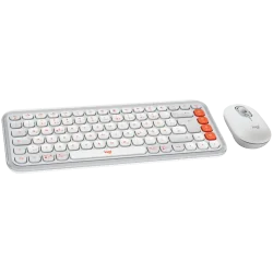 LOGITECH POP ICON COMBO - OFF WHITE - US INT'L - BT - INTNL-973 - 2