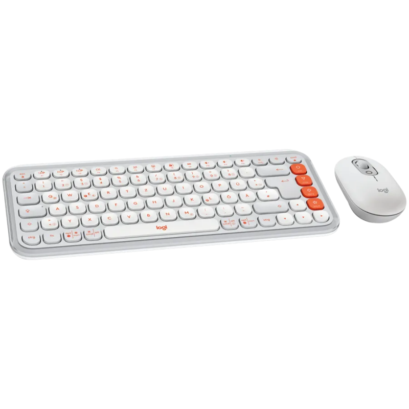 LOGITECH POP ICON COMBO - OFF WHITE - US INT'L - BT - INTNL-973 - 1