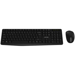 CANYON SET-W01 EN/BG Keyboard+Mouse Wireless Black - 1