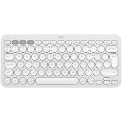 LOGITECH K380S Multi-Device Bluetooth Keyboard - TONAL WHITE - US INT'L - 1