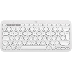LOGITECH K380S Multi-Device Bluetooth Keyboard - TONAL WHITE - US INT'L - 1