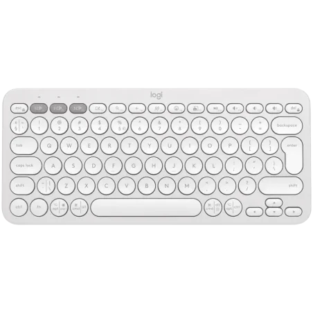 LOGITECH K380S Multi-Device Bluetooth Keyboard - TONAL WHITE - US INT'L - 1
