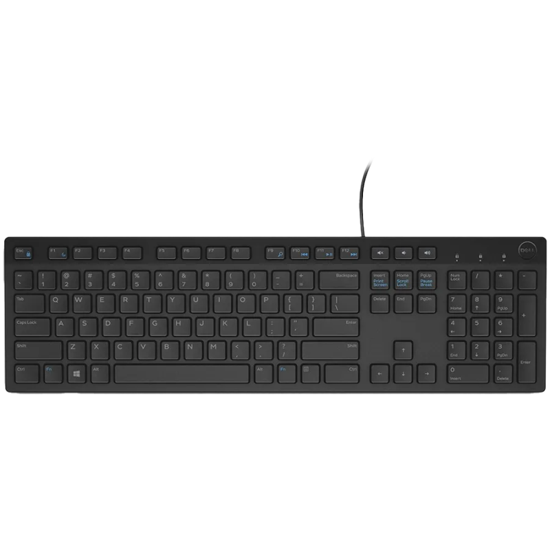 Keyboard Dell KB216 Multimedia, US International (QWERTY), Black - 1