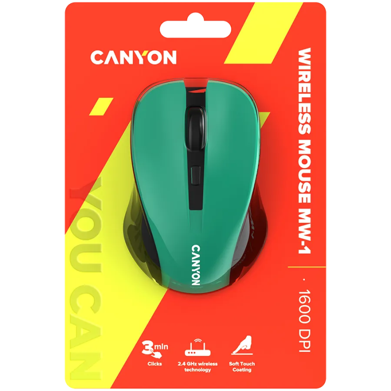 CANYON mouse MW-1 Wireless Green - 1
