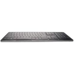 CLEVETURA CLVX 1 Touch-On-Keys AI Wireless Keyboard, ANSI US Windows Layout, Scissor Switches, Aluminum Chassis, Interactive RGB