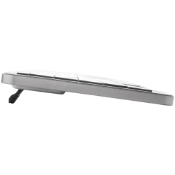 CLEVETURA CLVX 1 Touch-On-Keys AI Wireless Keyboard, ANSI US Windows Layout, Scissor Switches, Aluminum Chassis, Interactive RGB