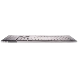 CLEVETURA CLVX 1 Touch-On-Keys AI Wireless Keyboard, ANSI US Windows Layout, Scissor Switches, Aluminum Chassis, Interactive RGB