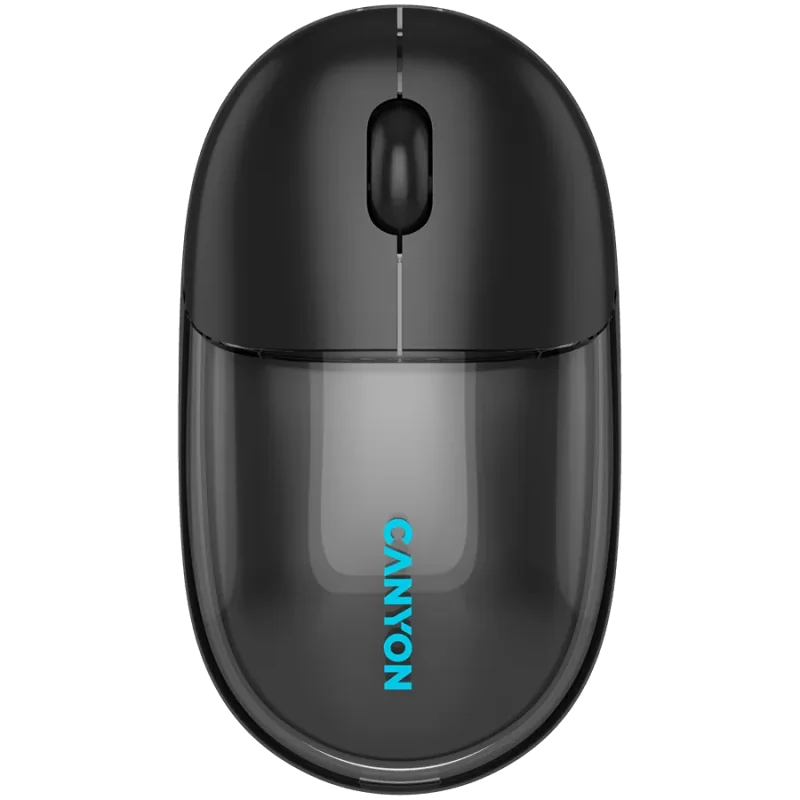 CANYON mouse OnClick 24 BT/ Wireless Transparent/Black - 1
