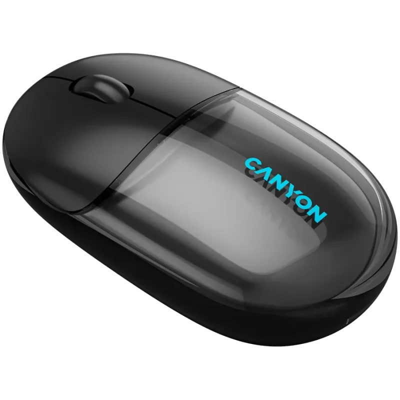 CANYON mouse OnClick 24 BT/ Wireless Transparent/Black - 1