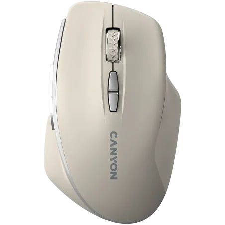 CANYON mouse MW-21 BlueLED 7buttons Wireless Cosmic Latte - 1