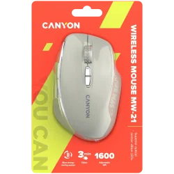 CANYON mouse MW-21 BlueLED 7buttons Wireless Cosmic Latte - 6