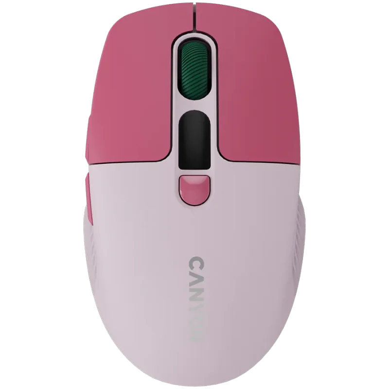CANYON mouse MW-26 LCD Silent Dual Mode Wireless Pink - 1