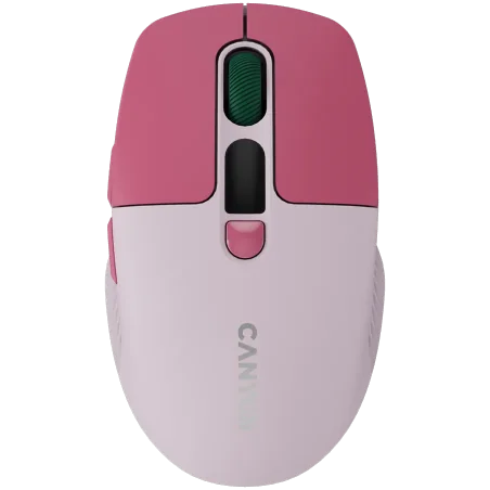 CANYON mouse MW-26 LCD Silent Dual Mode Wireless Pink - 1