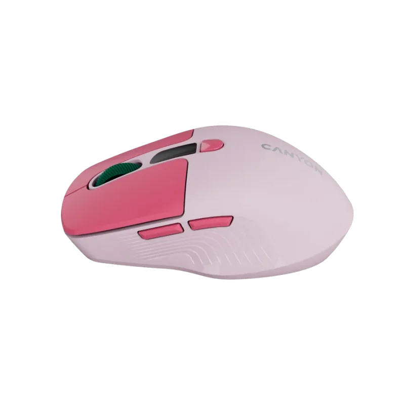 CANYON mouse MW-26 LCD Silent Dual Mode Wireless Pink - 1