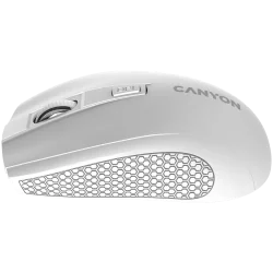 CANYON MW-7, 2.4Ghz wireless mouse, 6 buttons, DPI 800/1200/1600, with 1 AA battery ,size 110*60*37mm,58g,white - 4