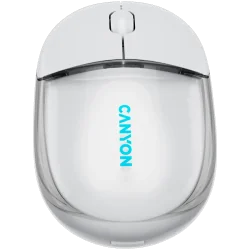 CANYON mouse OnClick 24 BT/ Wireless Transparent/White - 2