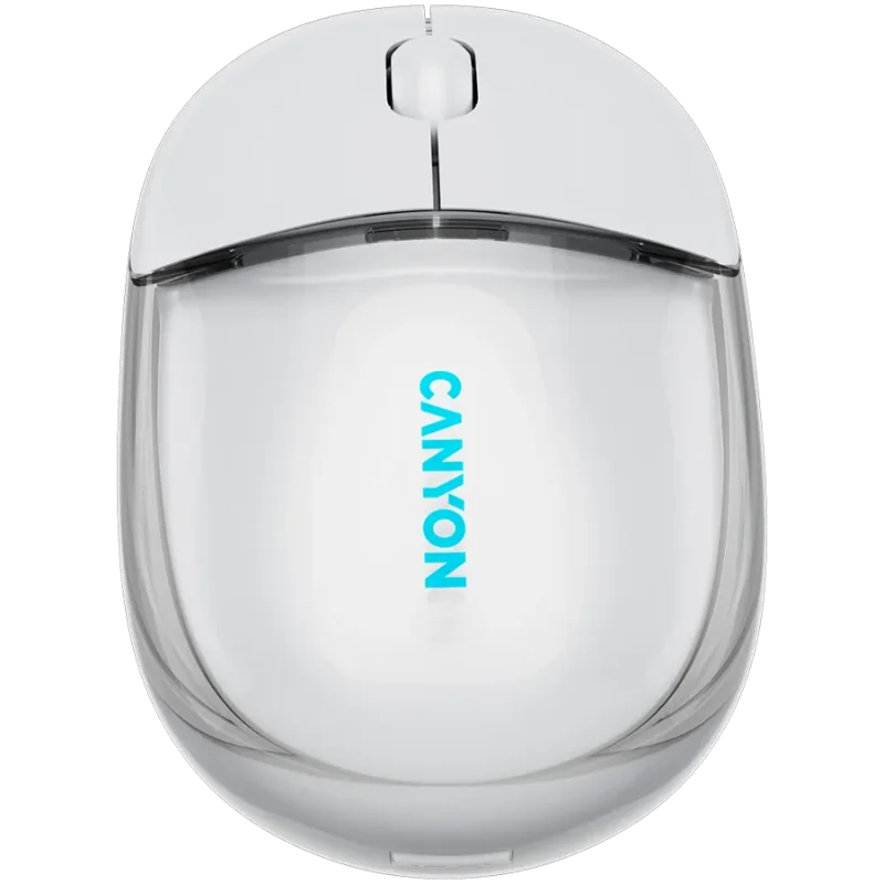CANYON mouse OnClick 24 BT/ Wireless Transparent/White - 1