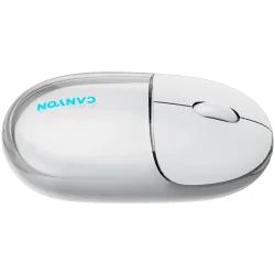 CANYON mouse OnClick 24 BT/ Wireless Transparent/White - 7