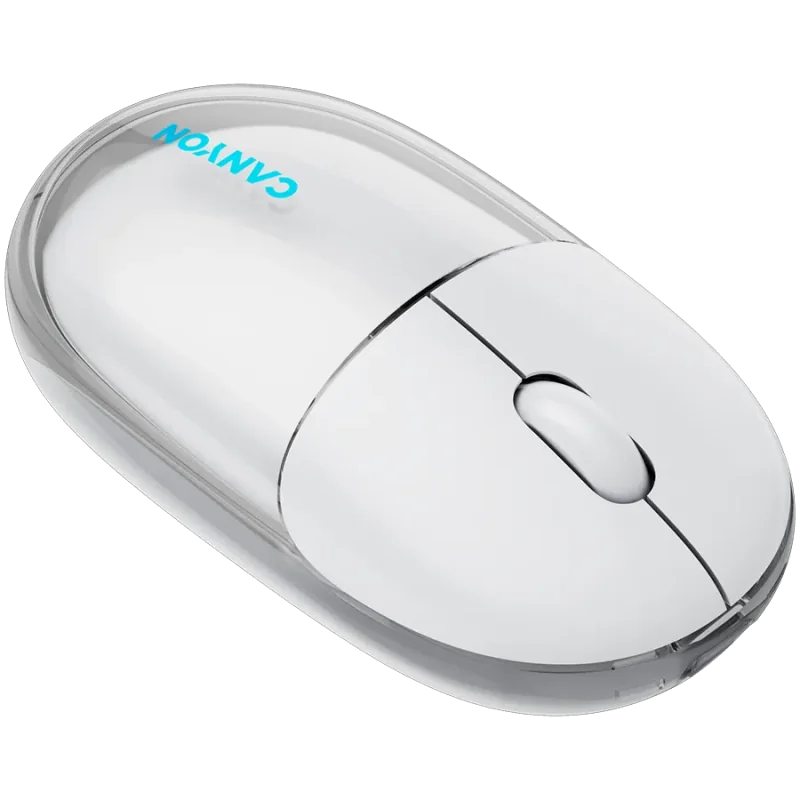 CANYON mouse OnClick 24 BT/ Wireless Transparent/White - 1