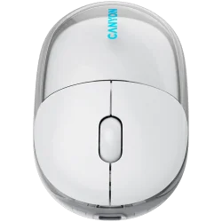 CANYON mouse OnClick 24 BT/ Wireless Transparent/White - 9
