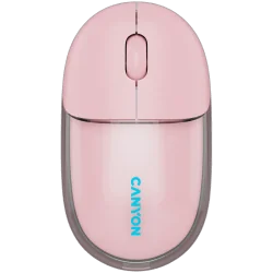 CANYON mouse OnClick 24 BT/ Wireless Transparent/Pink - 1