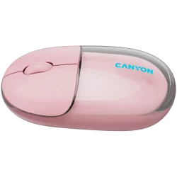 CANYON mouse OnClick 24 BT/ Wireless Transparent/Pink - 4