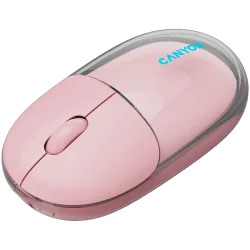 CANYON mouse OnClick 24 BT/ Wireless Transparent/Pink - 5