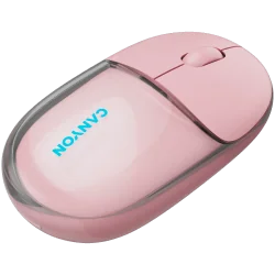 CANYON mouse OnClick 24 BT/ Wireless Transparent/Pink - 7