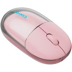 CANYON mouse OnClick 24 BT/ Wireless Transparent/Pink - 8