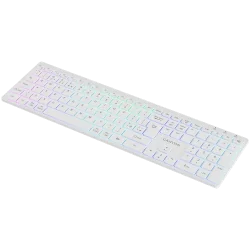 CANYON keyboard HKB-W11 UK/US RGB Dual Mode Wireless White - 4