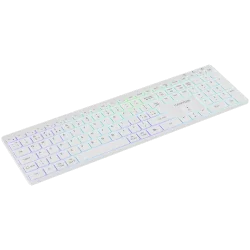 CANYON keyboard HKB-W11 UK/US RGB Dual Mode Wireless White - 5