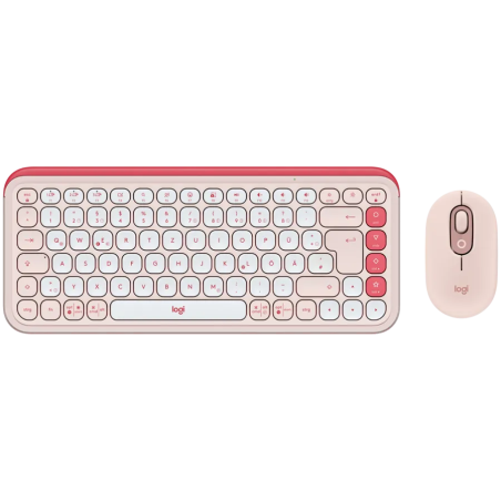 LOGITECH POP ICON COMBO - ROSE - US INT'L - BT - INTNL-973 - 1