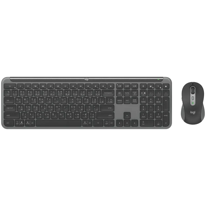 LOGITECH Signature Slim Combo MK950 - GRAPHITE - US INT'L - 2.4GHZ/BT- INTNL-973 - 1