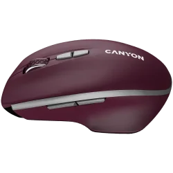 CANYON mouse MW-21 BlueLED 7buttons Wireless Burgundy Red - 2