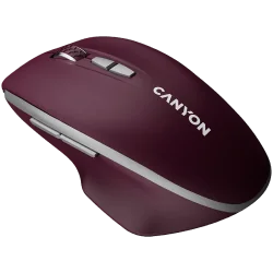 CANYON mouse MW-21 BlueLED 7buttons Wireless Burgundy Red - 3