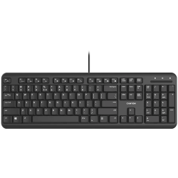 CANYON keyboard HKB-20 EN/BG Velvet Wired Black - 1