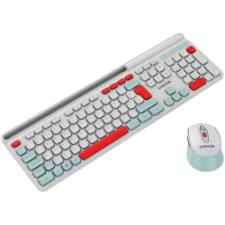 CANYON HSET-W5 EN Keyboard+Mouse AAA+AA Wireless White - 3