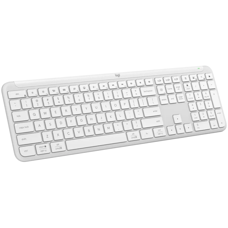 LOGITECH SIGNATURE SLIM WIRELESS KEYBOARD K950 - OFF WHITE - US INT'L - 2.4GHZ/BT - INTNL-973 - 1