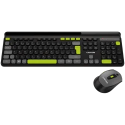 CANYON HSET-W5 EN Keyboard+Mouse AAA+AA Wireless Black - 2