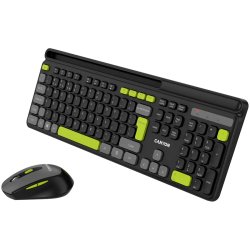 CANYON HSET-W5 EN Keyboard+Mouse AAA+AA Wireless Black - 5