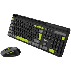 CANYON HSET-W5 EN Keyboard+Mouse AAA+AA Wireless Black - 5