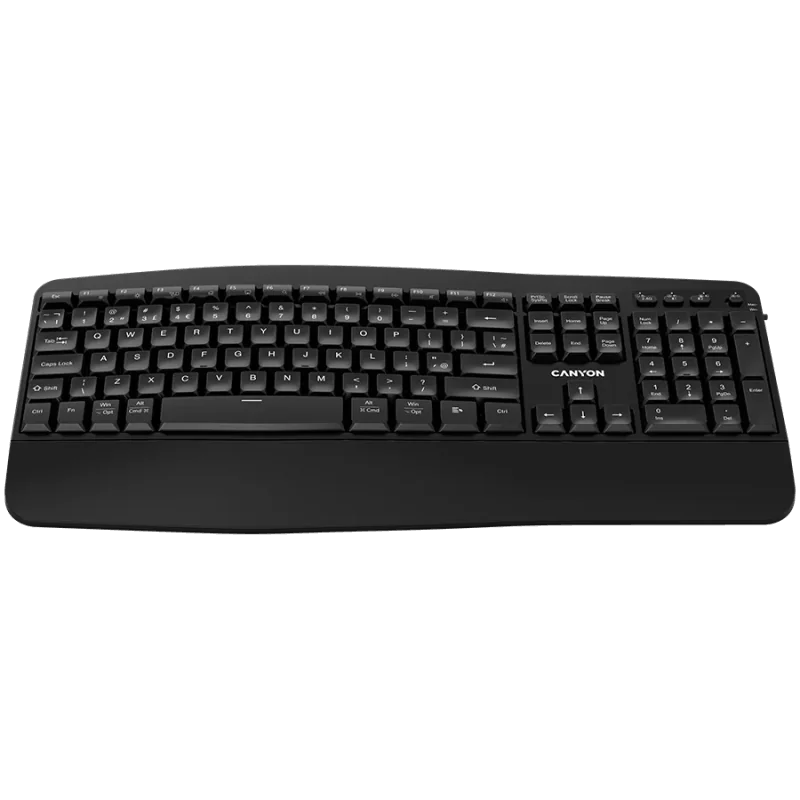 CANYON keyboard HKB-W6 Wireless Black - 1