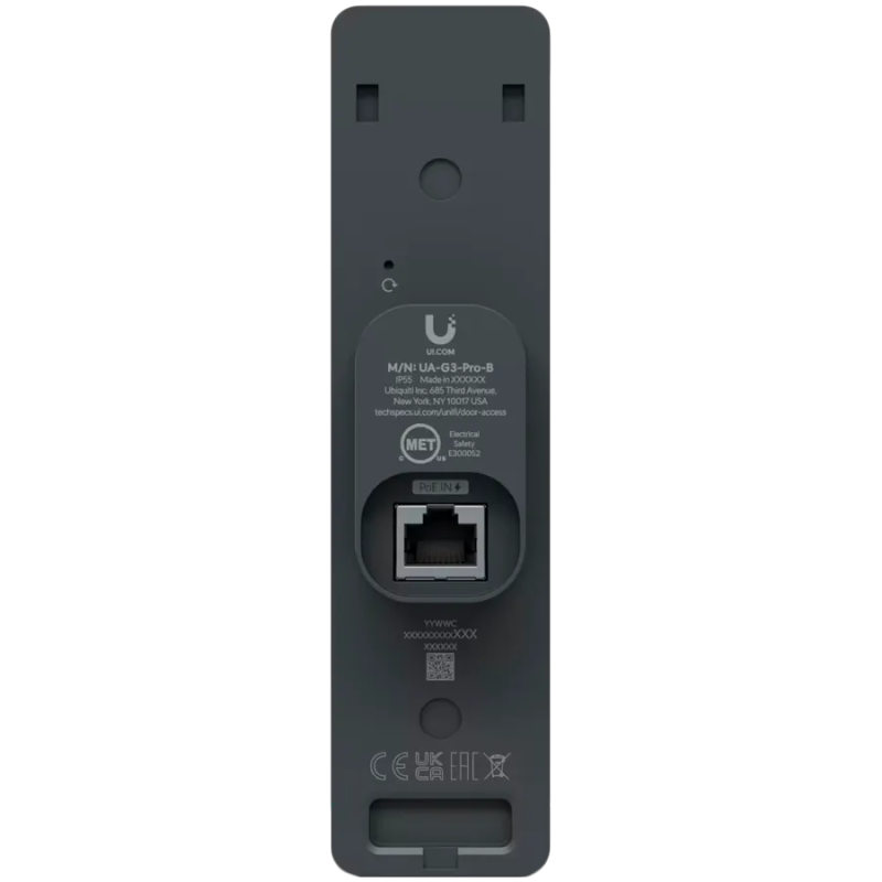 Ubiquiti UA-G3-Pro-B indoor/outdoor NFC reader and intercom with Apple Touch Pass support, Video works at ADA-compliant mounting