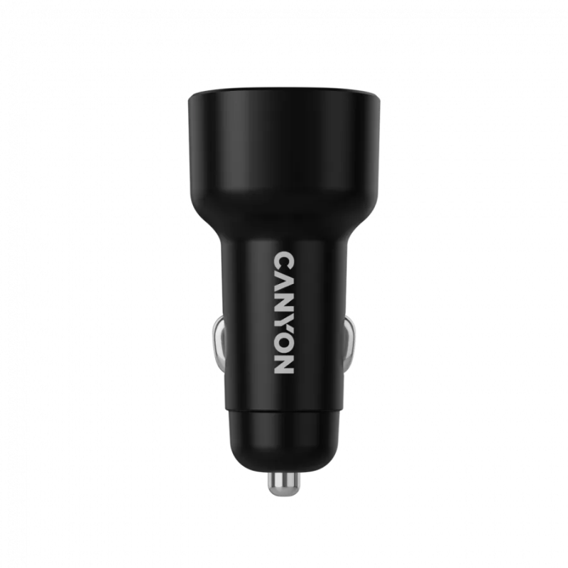 CANYON car charger OnDrive 60 PD 60W 2xUSB-C Black - 1